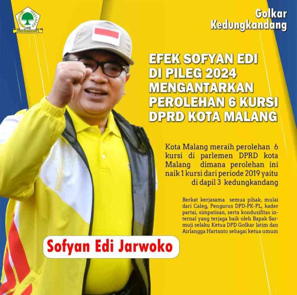 Golkar Pastikan Calegnya Tak Ada ‘Kongkalikong’ dengan Oknum Panwascam di Pileg Kota&nbsp;Malang