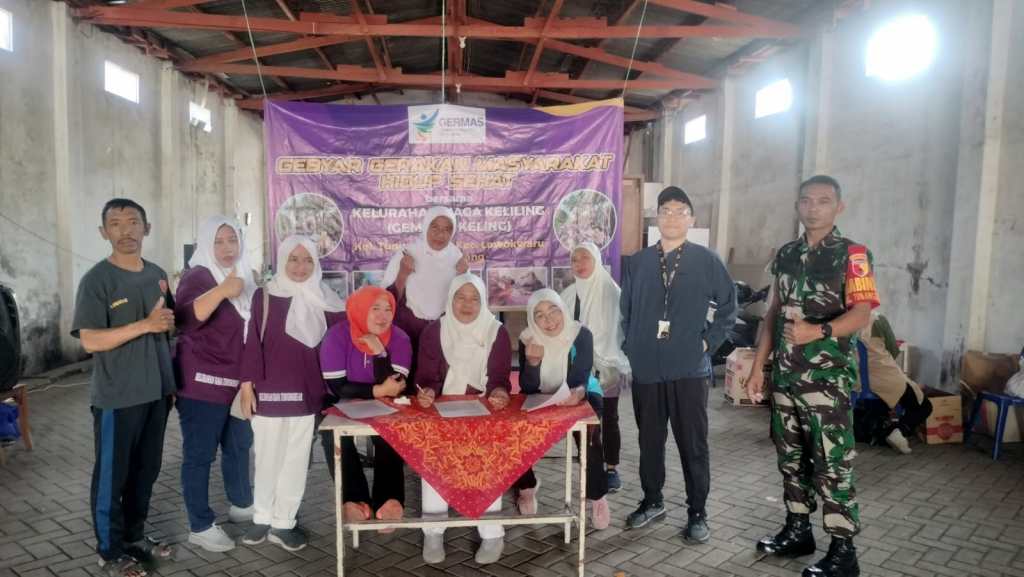 Babinsa Koramil 0833/Lowokwaru Hadiri Gerakan Masyarakat&nbsp;Sehat