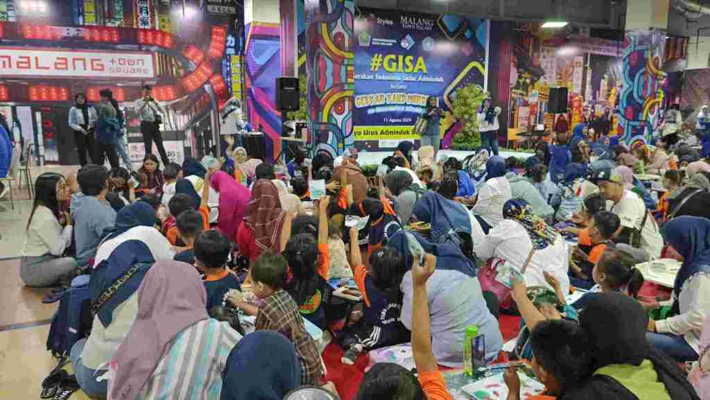 Ultah Arema dan HUT RI -79 Dispendukcapil Kota Malang Gelar Jembol Even&nbsp;“GISA”