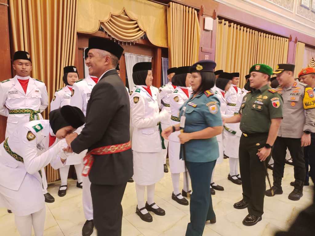 Dandim 0833/Kota Malang Hadiri Pengukuhan Paskibraka Kota&nbsp;Malang
