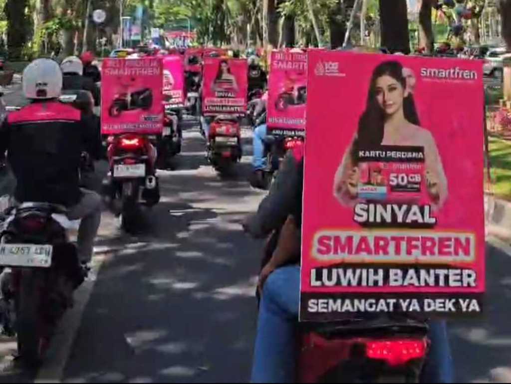Luncurkan GAS Manjakan Pelanggan Ajak Ojol Kampanye&nbsp;Smartfren