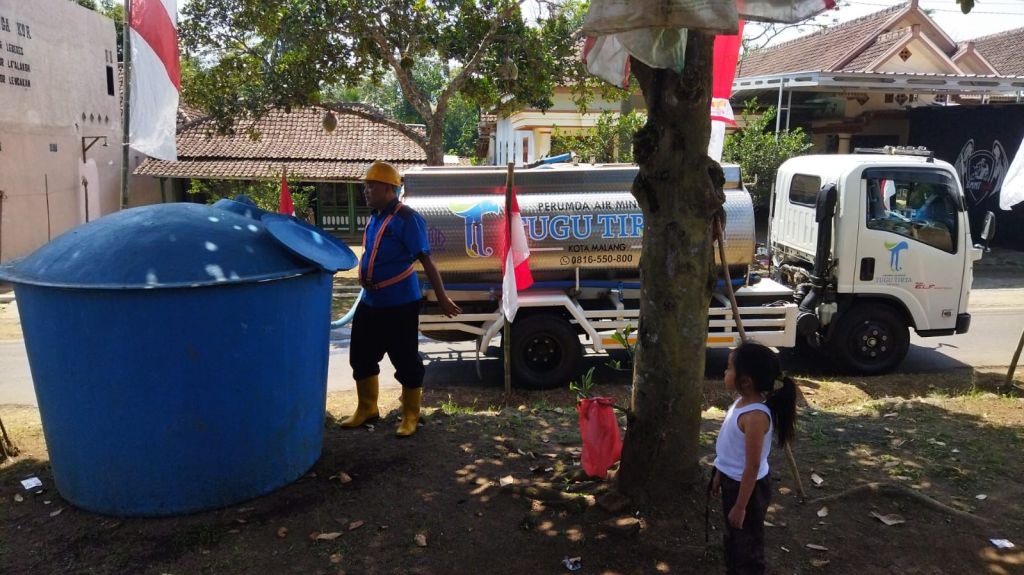Pastikan Layanan Tetap Berjalan, Perumda Tugu Tirta Siapkan 12 Mobil Tanki Air Bersih di&nbsp;Pulungdowo