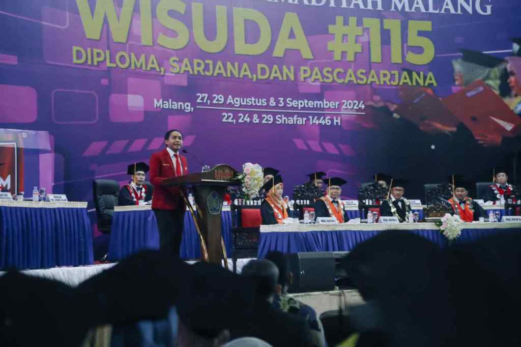 Beri Motivasi Raja Juli Wamen ATR/BPN Hadir di Wisuda&nbsp;UMM